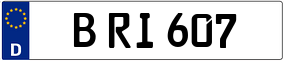 Truck License Plate